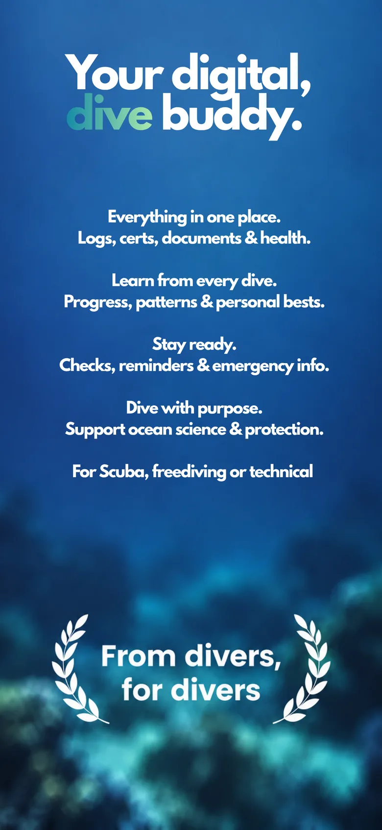 Ocean Pulse — tu dive buddy digital: registros, titulaciones, documentos y salud en un solo lugar